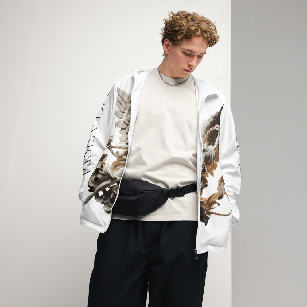 RISEVERA “Faith & Glory” All-Over Print Windbreaker