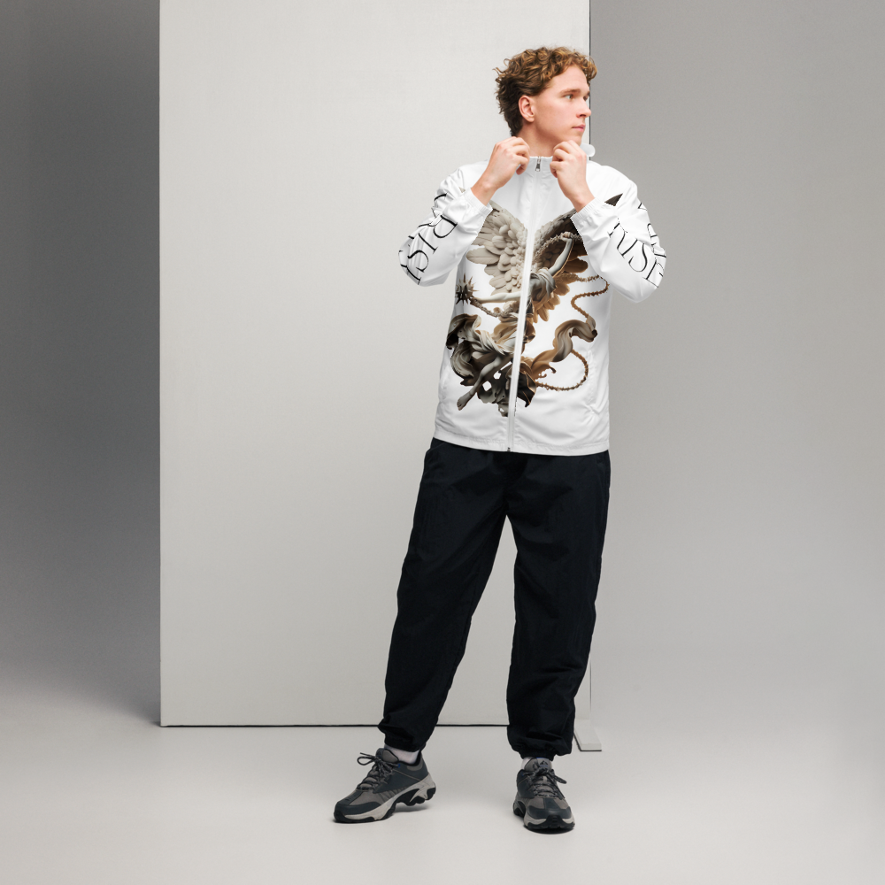 RISEVERA “Faith & Glory” All-Over Print Windbreaker