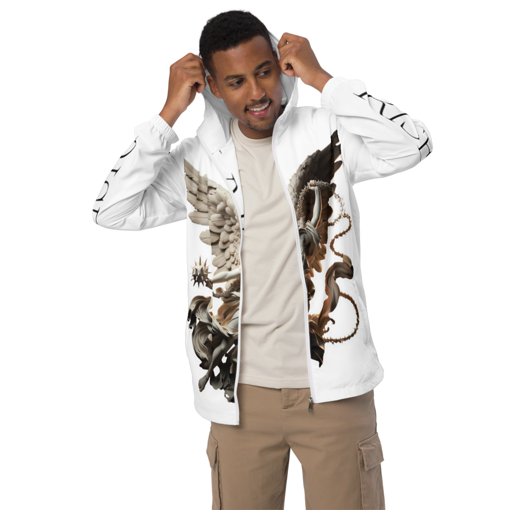 RISEVERA “Faith & Glory” All-Over Print Windbreaker