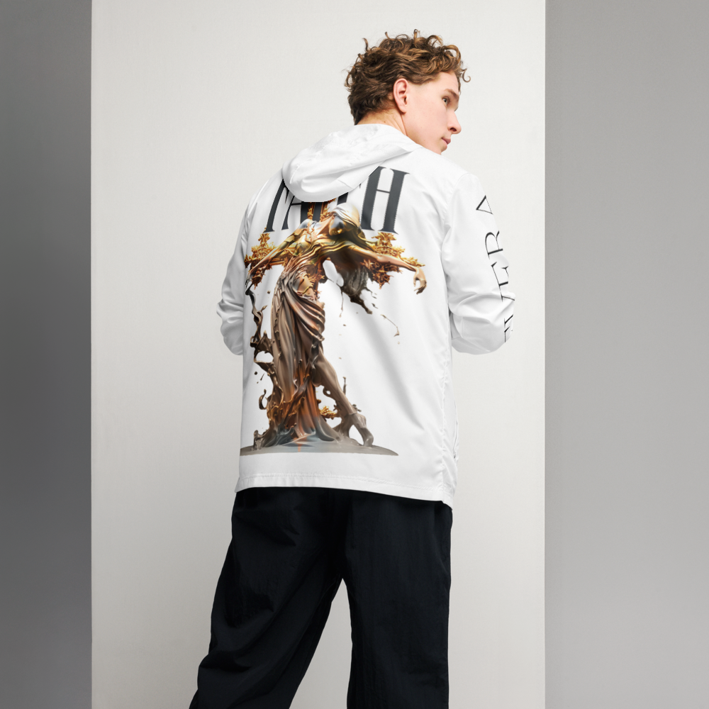RISEVERA “Faith & Glory” All-Over Print Windbreaker