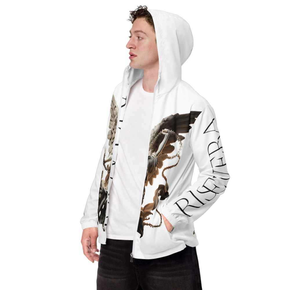 RISEVERA “Faith & Glory” All-Over Print Windbreaker