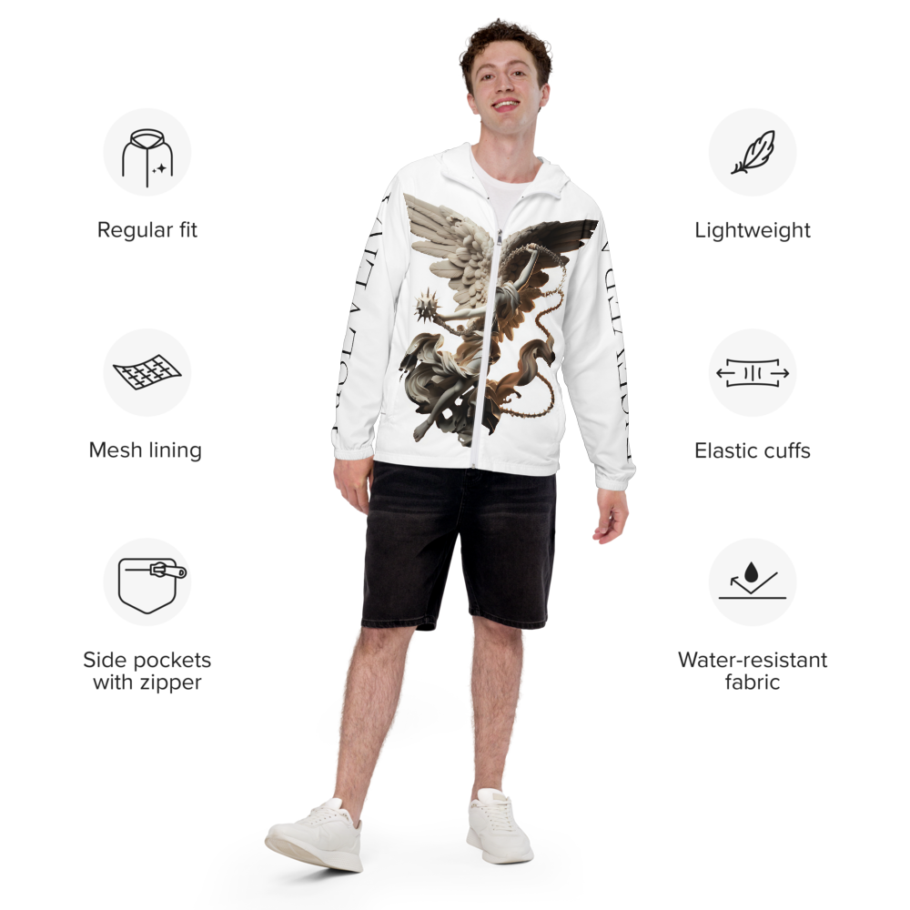 RISEVERA “Faith & Glory” All-Over Print Windbreaker