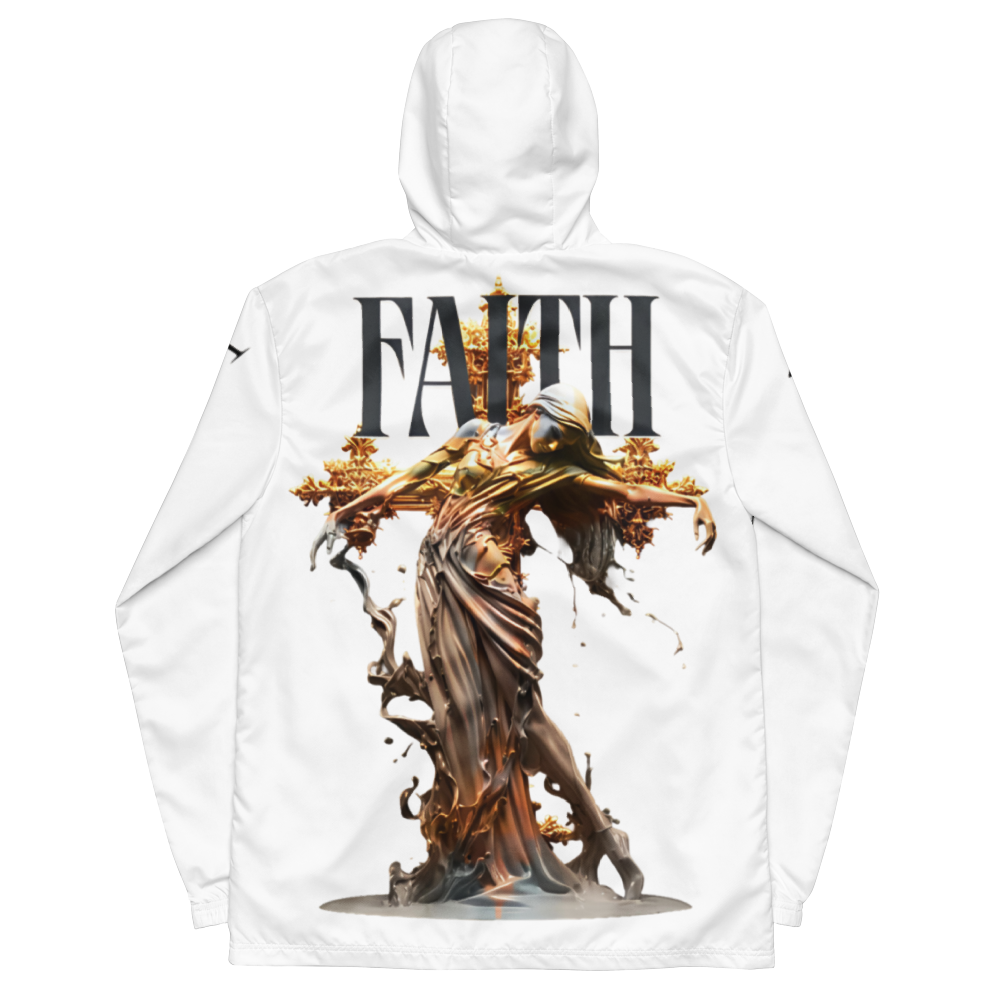 RISEVERA “Faith & Glory” All-Over Print Windbreaker